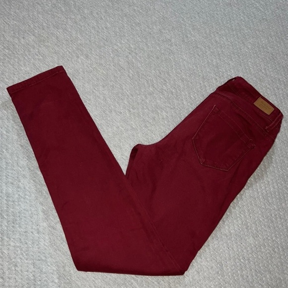 Denim Blvd, Los Angeles Women’s Skinny Jeans - Red - Size 0 - Trendy Denim - Picture 3 of 12